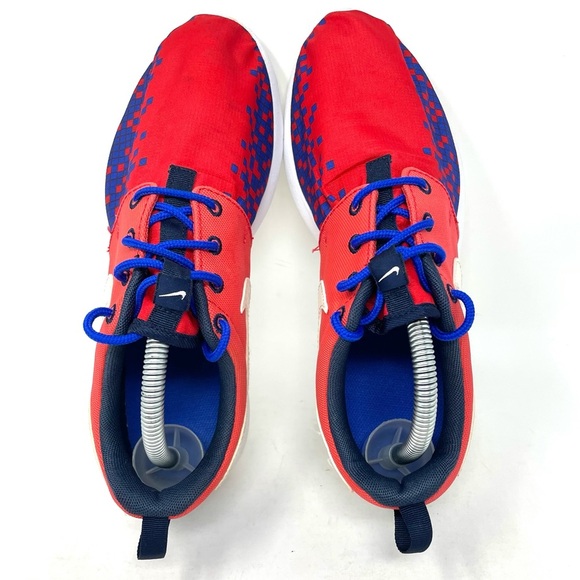 Nike Roshe One Print GS Light Crimson Blue Youth 6.5 - Picture 6 of 8